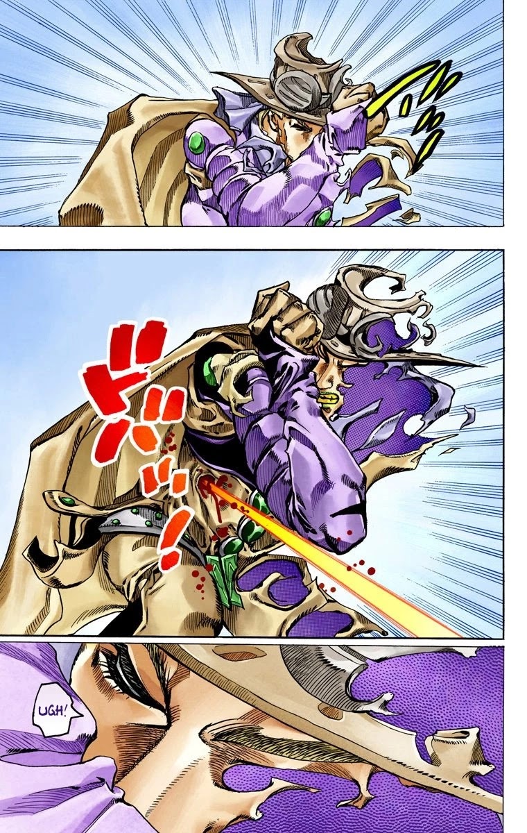 JoJo's Bizarre Adventure Part 7 - Steel Ball Run (Official Colored) Chapter 53 page 25 - Chapter 53: Wrecking Ball Part 3