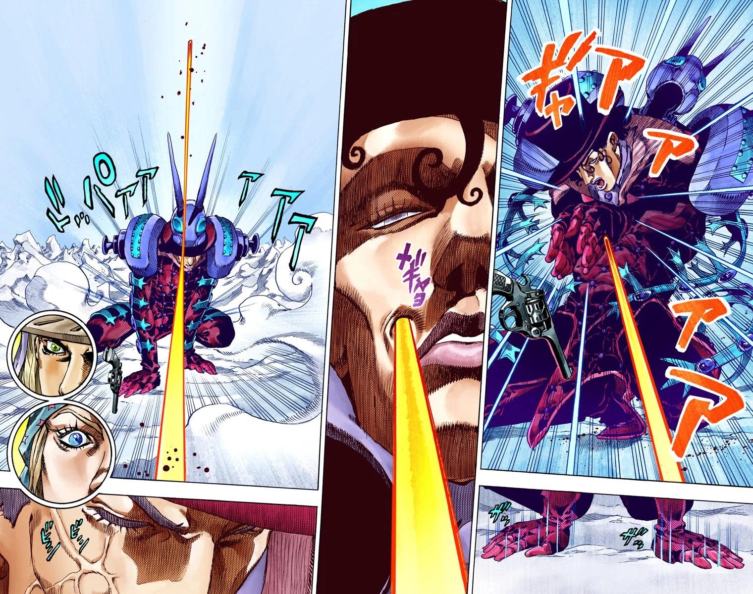 JoJo's Bizarre Adventure Part 7 - Steel Ball Run (Official Colored) Chapter 53 page 29 - Chapter 53: Wrecking Ball Part 3