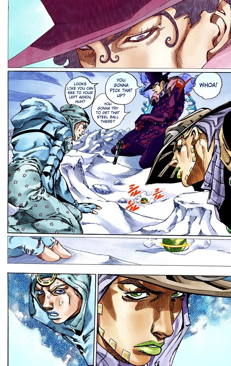 JoJo's Bizarre Adventure Part 7 - Steel Ball Run (Official Colored) Chapter 53 page 31 - Chapter 53: Wrecking Ball Part 3