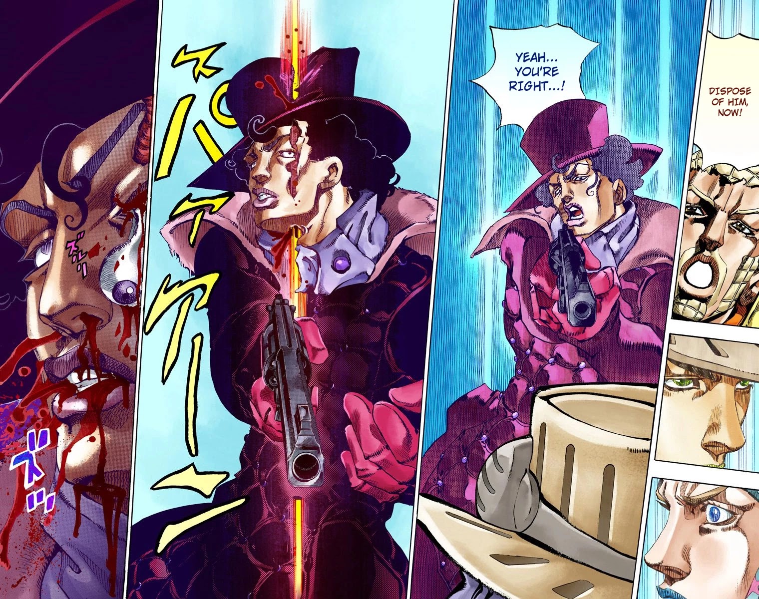 JoJo's Bizarre Adventure Part 7 - Steel Ball Run (Official Colored) Chapter 53 page 33 - Chapter 53: Wrecking Ball Part 3