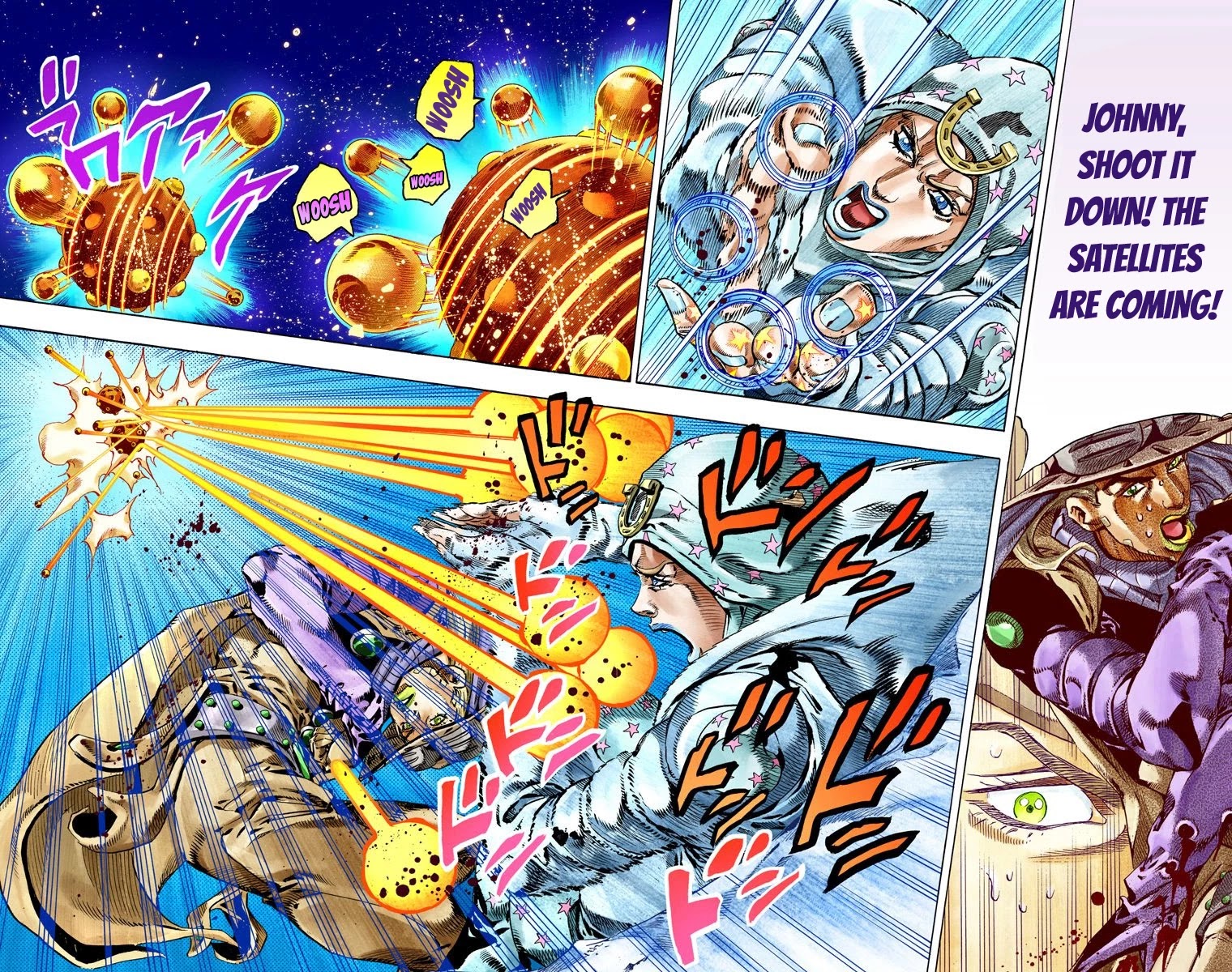 JoJo's Bizarre Adventure Part 7 - Steel Ball Run (Official Colored) Chapter 53 page 8 - Chapter 53: Wrecking Ball Part 3