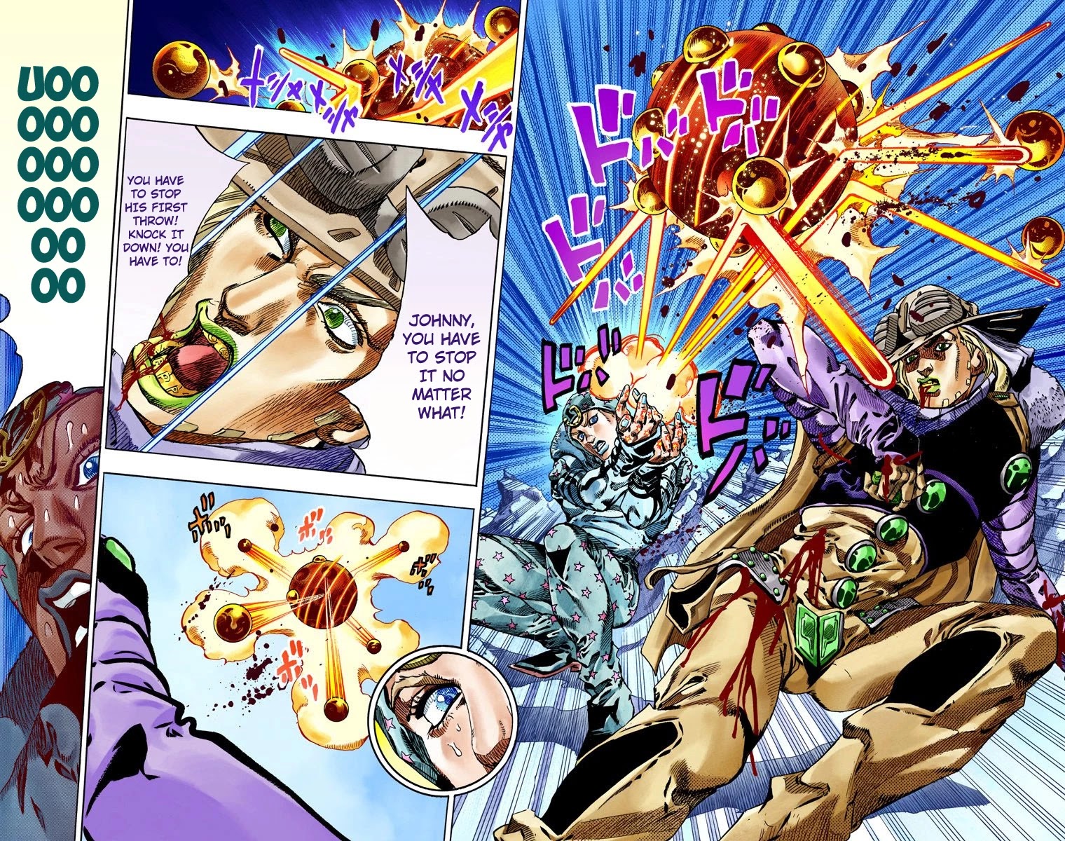 JoJo's Bizarre Adventure Part 7 - Steel Ball Run (Official Colored) Chapter 54 page 10 - Chapter 54: Wrecking Ball Part 4