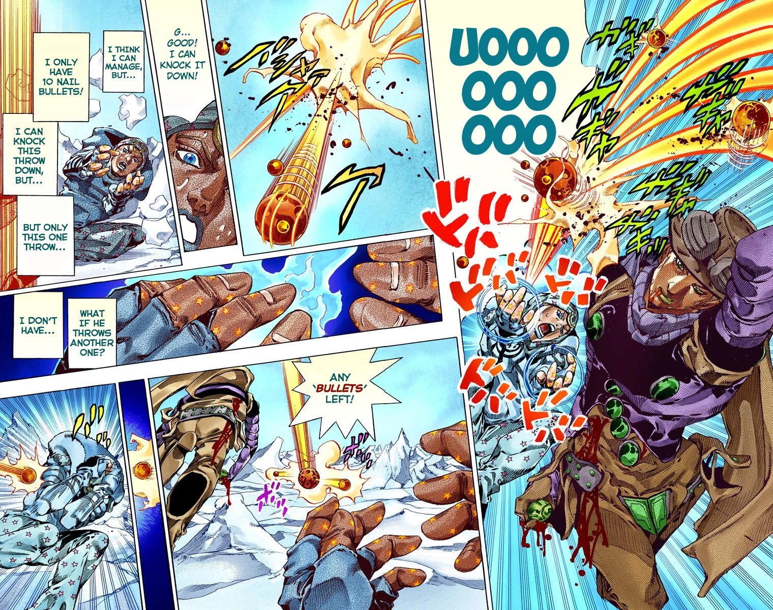 JoJo's Bizarre Adventure Part 7 - Steel Ball Run (Official Colored) Chapter 54 page 11 - Chapter 54: Wrecking Ball Part 4