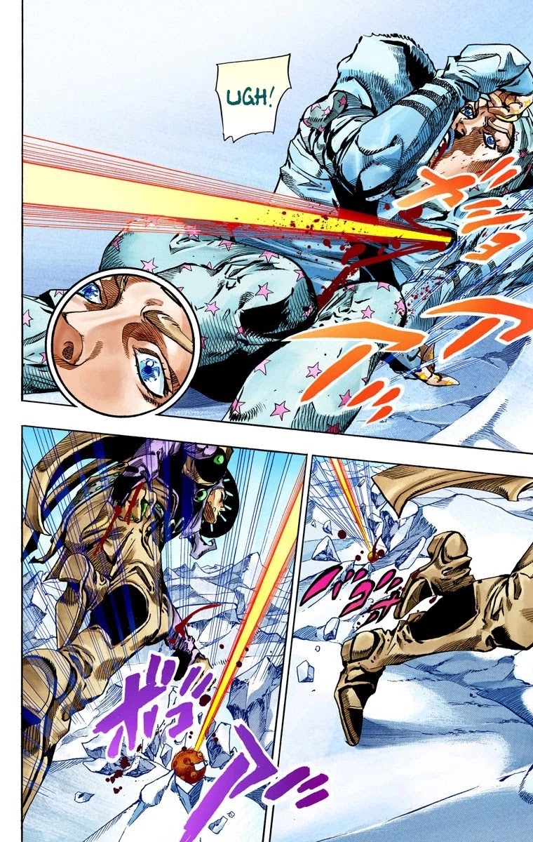 JoJo's Bizarre Adventure Part 7 - Steel Ball Run (Official Colored) Chapter 54 page 12 - Chapter 54: Wrecking Ball Part 4