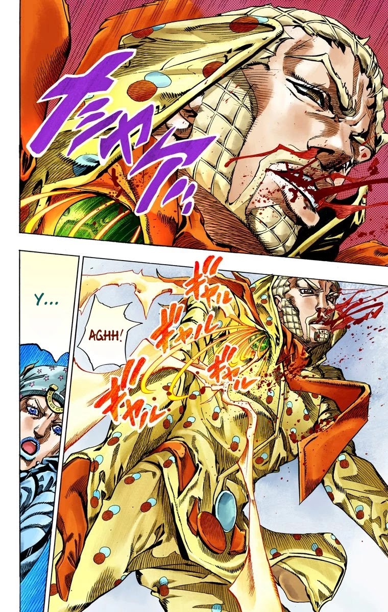 JoJo's Bizarre Adventure Part 7 - Steel Ball Run (Official Colored) Chapter 54 page 14 - Chapter 54: Wrecking Ball Part 4