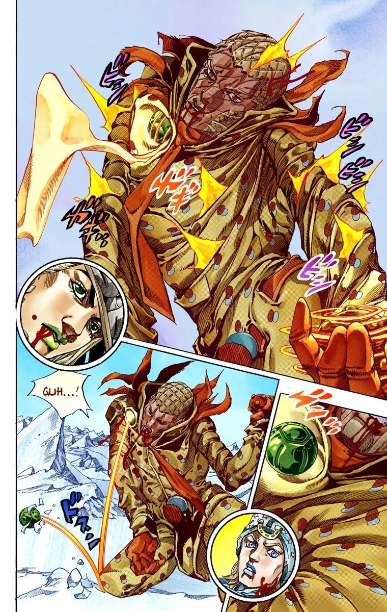 JoJo's Bizarre Adventure Part 7 - Steel Ball Run (Official Colored) Chapter 54 page 16 - Chapter 54: Wrecking Ball Part 4