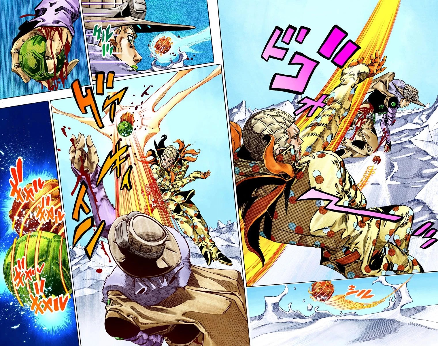 JoJo's Bizarre Adventure Part 7 - Steel Ball Run (Official Colored) Chapter 54 page 19 - Chapter 54: Wrecking Ball Part 4