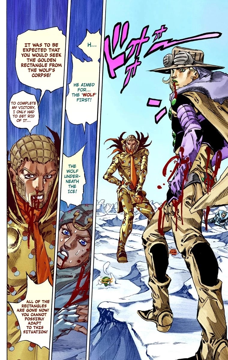 JoJo's Bizarre Adventure Part 7 - Steel Ball Run (Official Colored) Chapter 54 page 21 - Chapter 54: Wrecking Ball Part 4