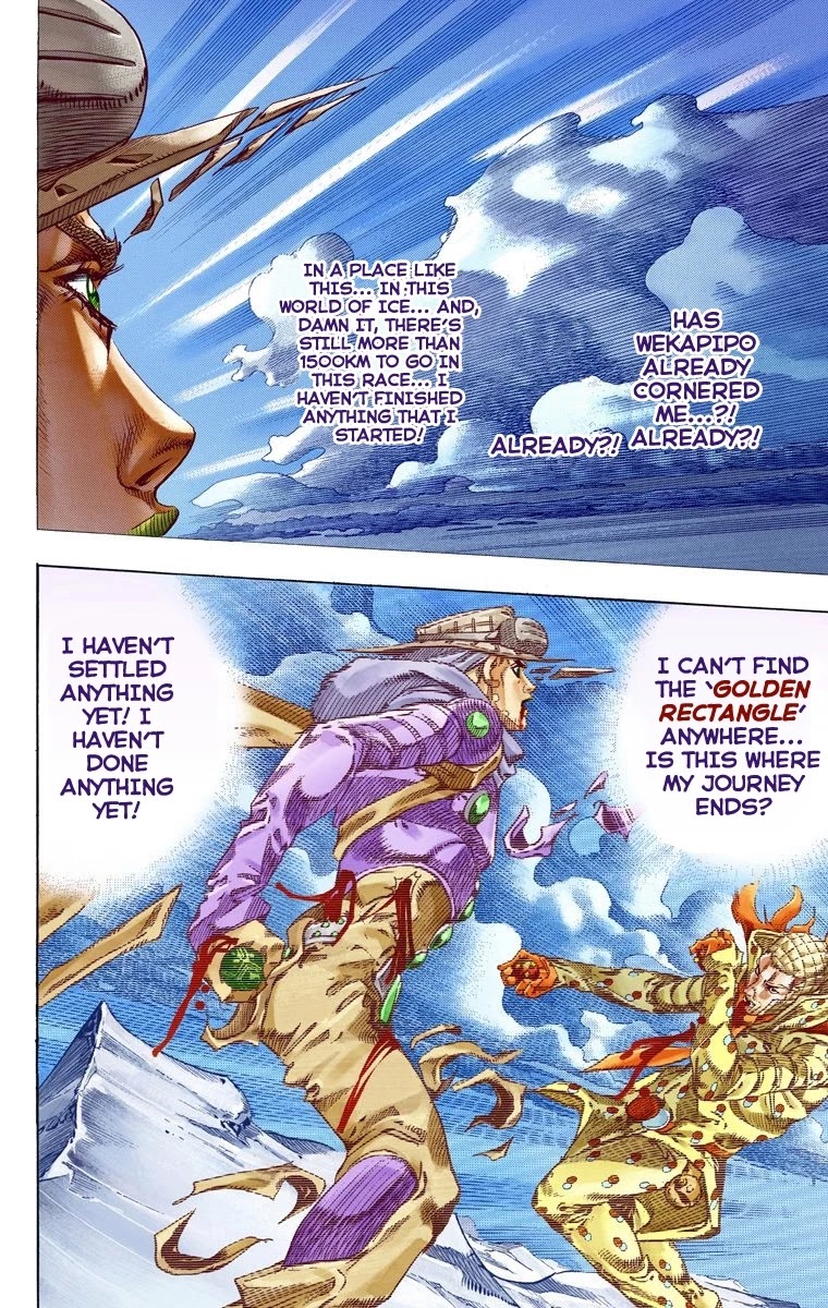 JoJo's Bizarre Adventure Part 7 - Steel Ball Run (Official Colored) Chapter 54 page 25 - Chapter 54: Wrecking Ball Part 4