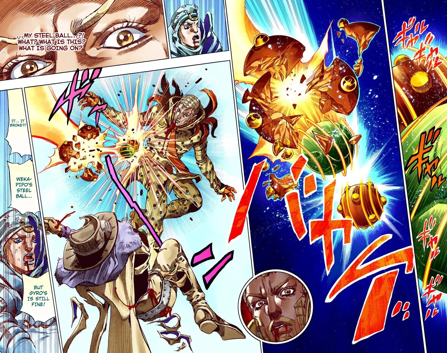 JoJo's Bizarre Adventure Part 7 - Steel Ball Run (Official Colored) Chapter 54 page 29 - Chapter 54: Wrecking Ball Part 4