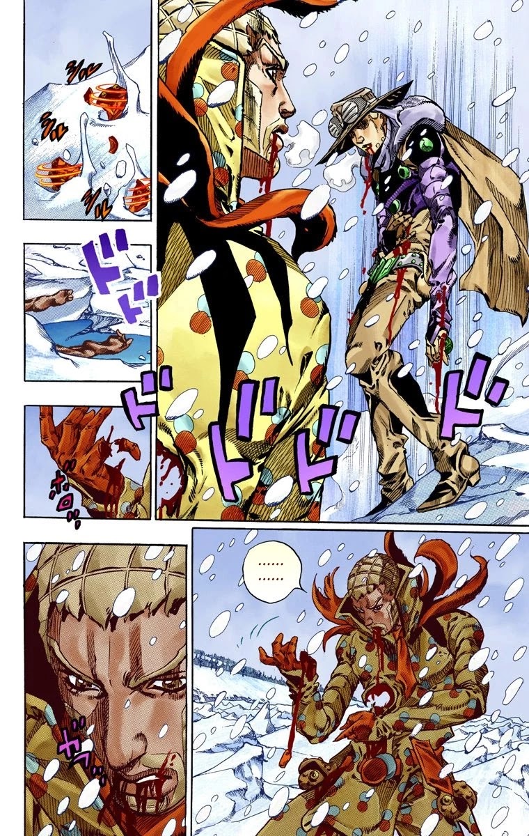 JoJo's Bizarre Adventure Part 7 - Steel Ball Run (Official Colored) Chapter 54 page 33 - Chapter 54: Wrecking Ball Part 4
