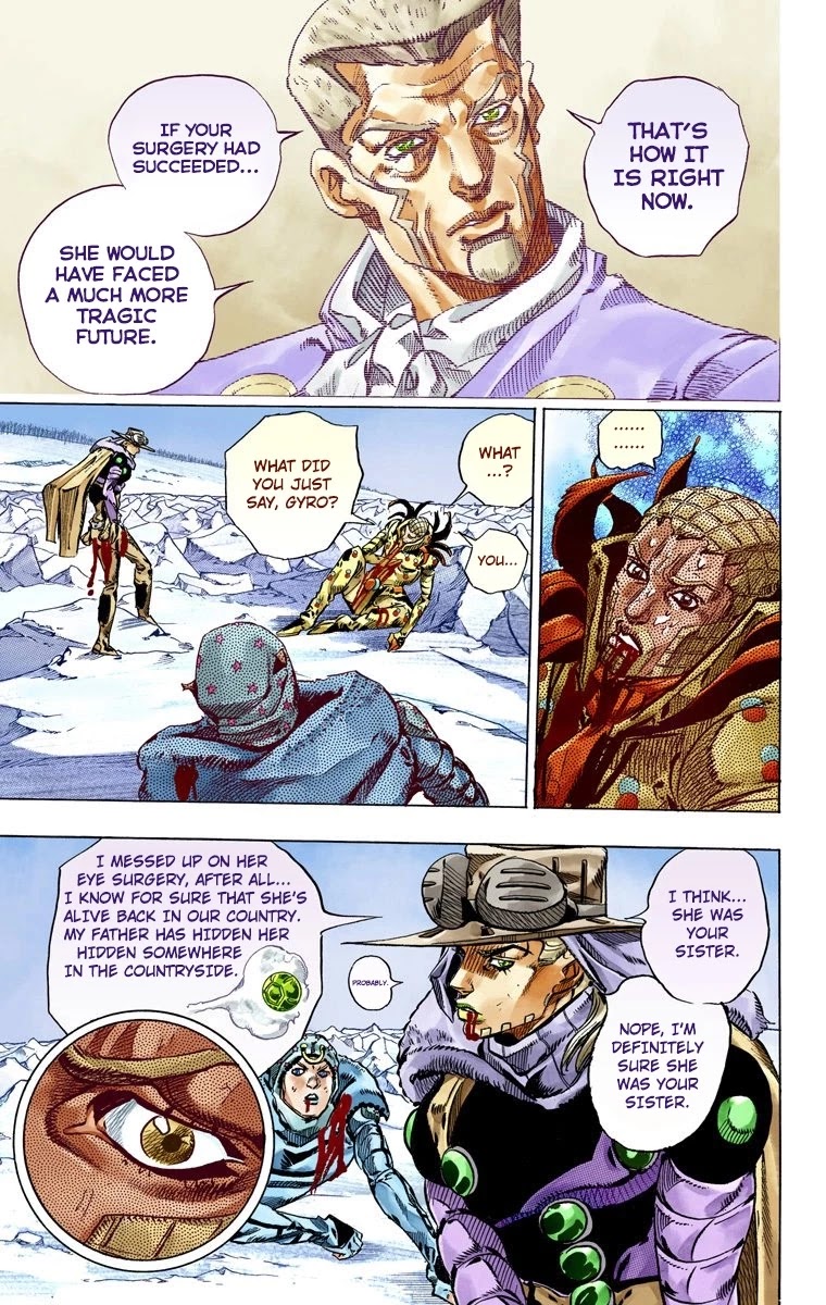 JoJo's Bizarre Adventure Part 7 - Steel Ball Run (Official Colored) Chapter 54 page 40 - Chapter 54: Wrecking Ball Part 4
