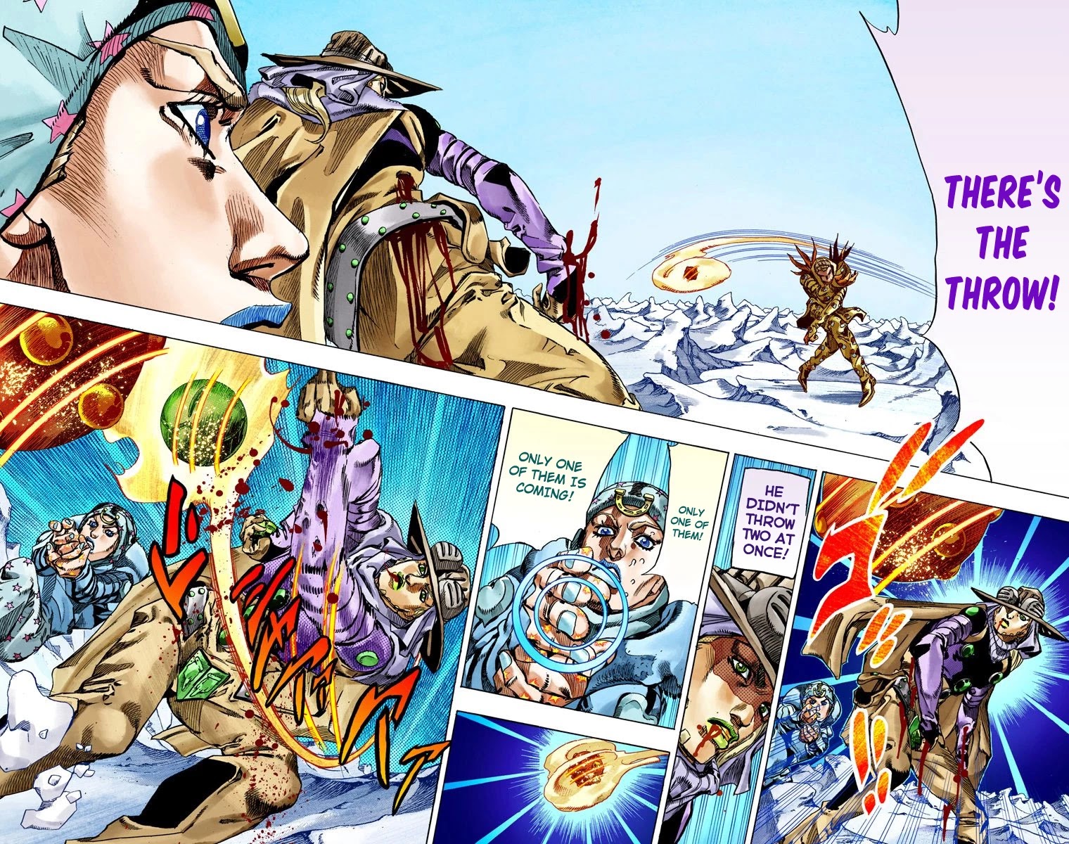 JoJo's Bizarre Adventure Part 7 - Steel Ball Run (Official Colored) Chapter 54 page 7 - Chapter 54: Wrecking Ball Part 4