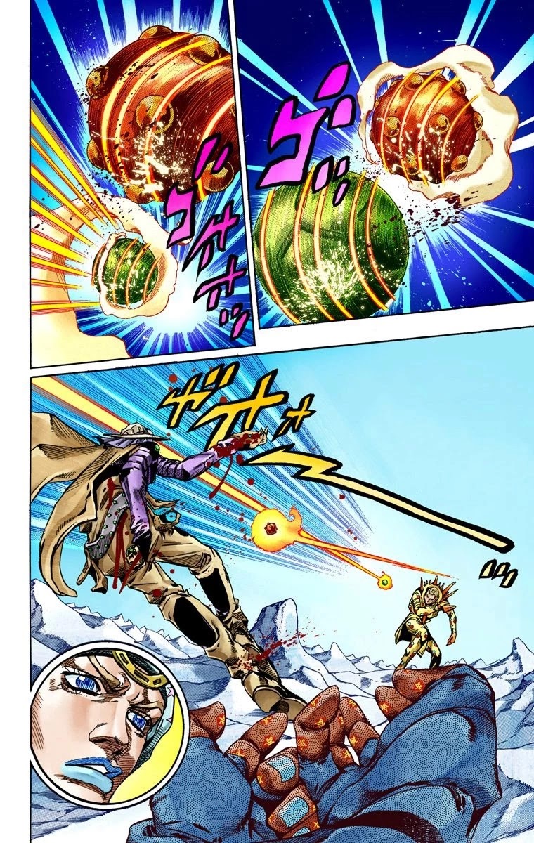 JoJo's Bizarre Adventure Part 7 - Steel Ball Run (Official Colored) Chapter 54 page 8 - Chapter 54: Wrecking Ball Part 4