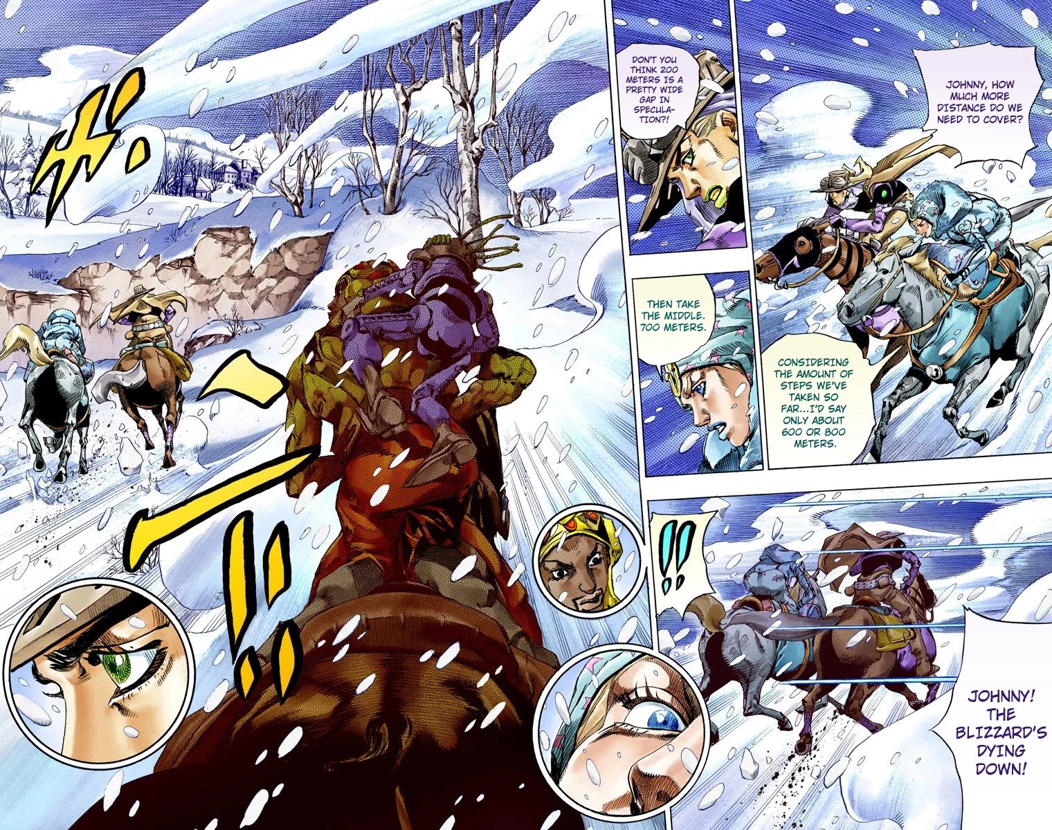 JoJo's Bizarre Adventure Part 7 - Steel Ball Run (Official Colored) Chapter 55 page 15 - Chapter 55: Qualifications for the Victor