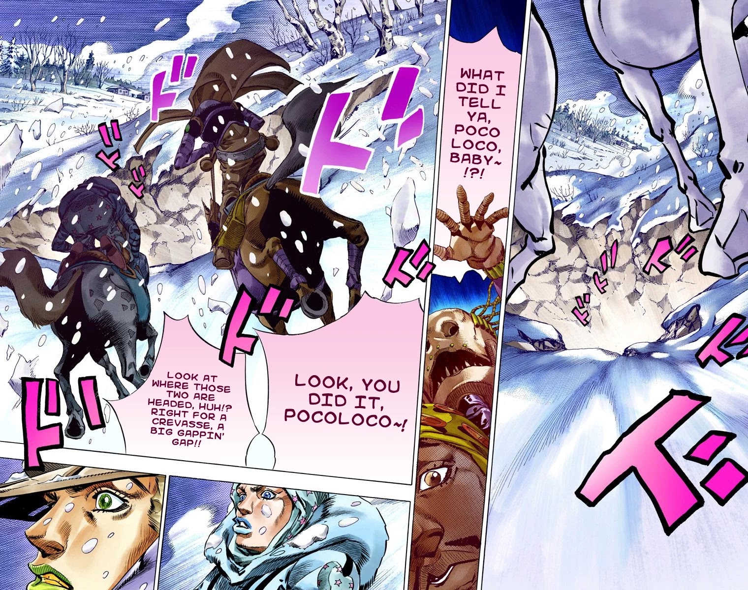 JoJo's Bizarre Adventure Part 7 - Steel Ball Run (Official Colored) Chapter 55 page 16 - Chapter 55: Qualifications for the Victor
