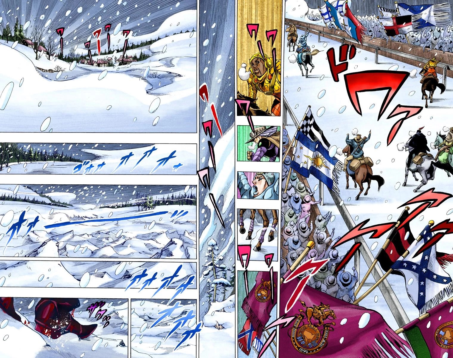 JoJo's Bizarre Adventure Part 7 - Steel Ball Run (Official Colored) Chapter 55 page 26 - Chapter 55: Qualifications for the Victor