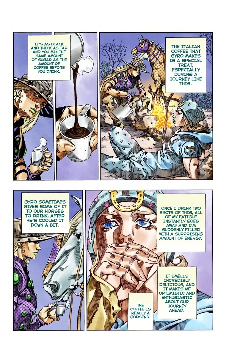 JoJo's Bizarre Adventure Part 7 - Steel Ball Run (Official Colored) Chapter 55 page 7 - Chapter 55: Qualifications for the Victor