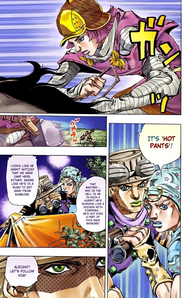 JoJo's Bizarre Adventure Part 7 - Steel Ball Run (Official Colored) Chapter 56 page 11 - Chapter 56: Civil War Part 1