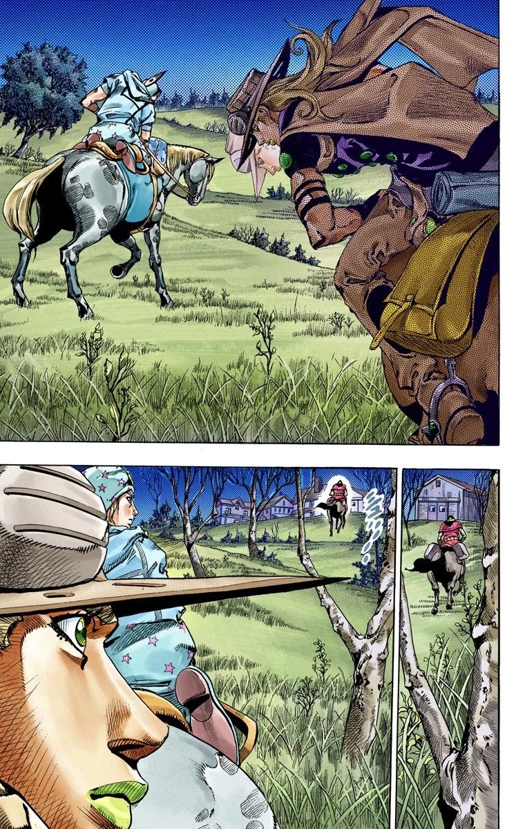 JoJo's Bizarre Adventure Part 7 - Steel Ball Run (Official Colored) Chapter 56 page 13 - Chapter 56: Civil War Part 1