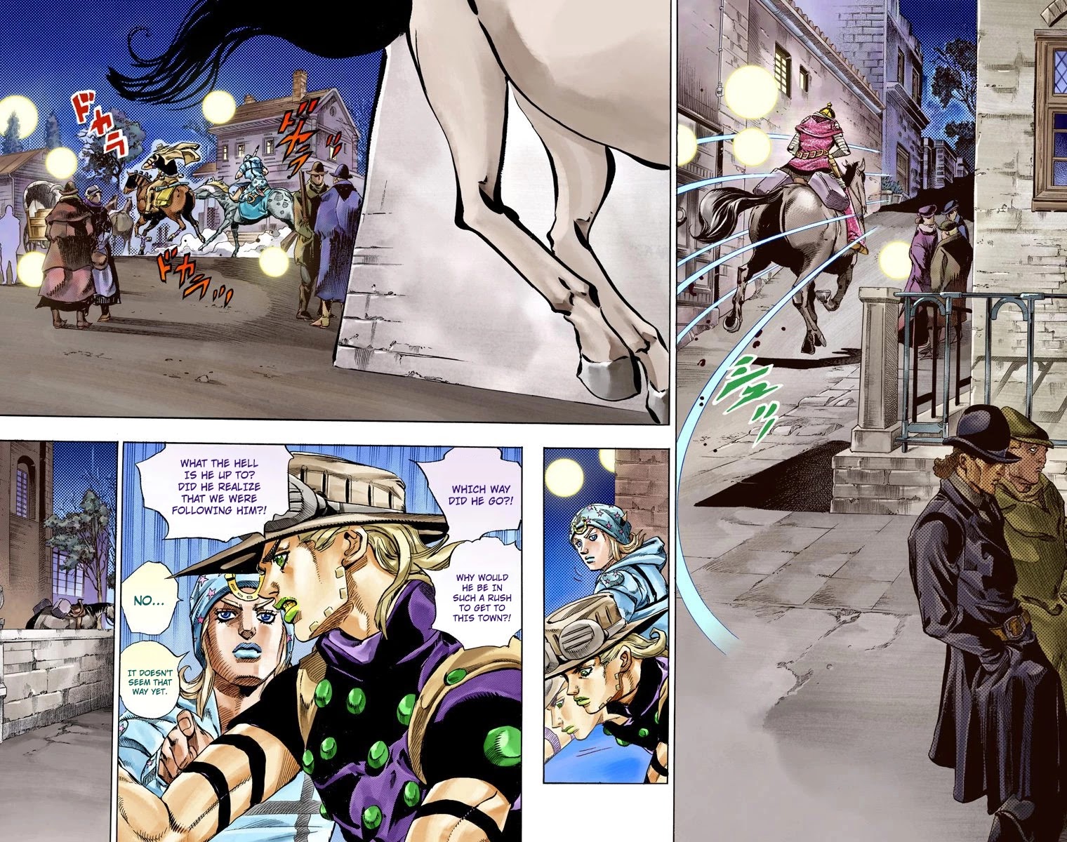 JoJo's Bizarre Adventure Part 7 - Steel Ball Run (Official Colored) Chapter 56 page 14 - Chapter 56: Civil War Part 1
