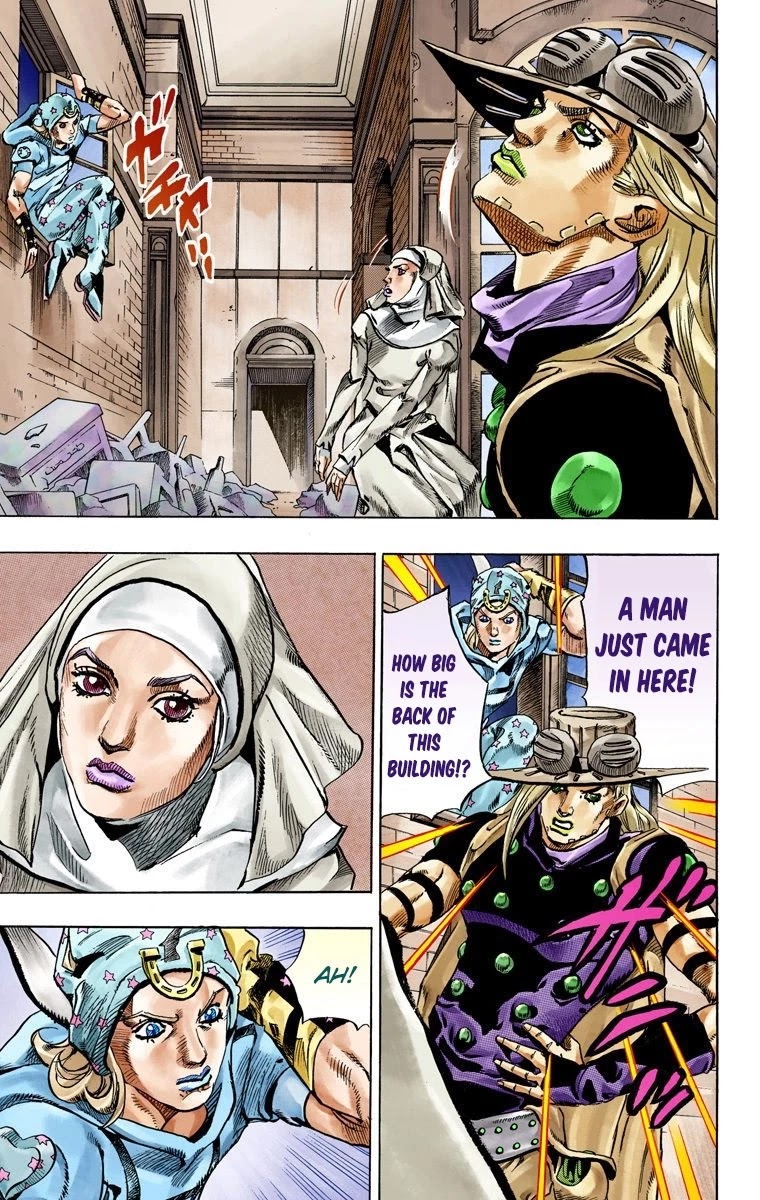 JoJo's Bizarre Adventure Part 7 - Steel Ball Run (Official Colored) Chapter 56 page 18 - Chapter 56: Civil War Part 1
