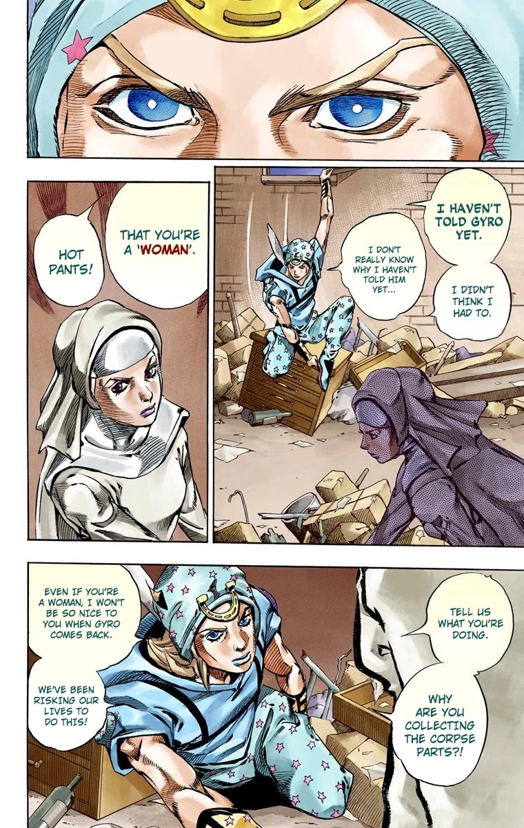 JoJo's Bizarre Adventure Part 7 - Steel Ball Run (Official Colored) Chapter 56 page 21 - Chapter 56: Civil War Part 1