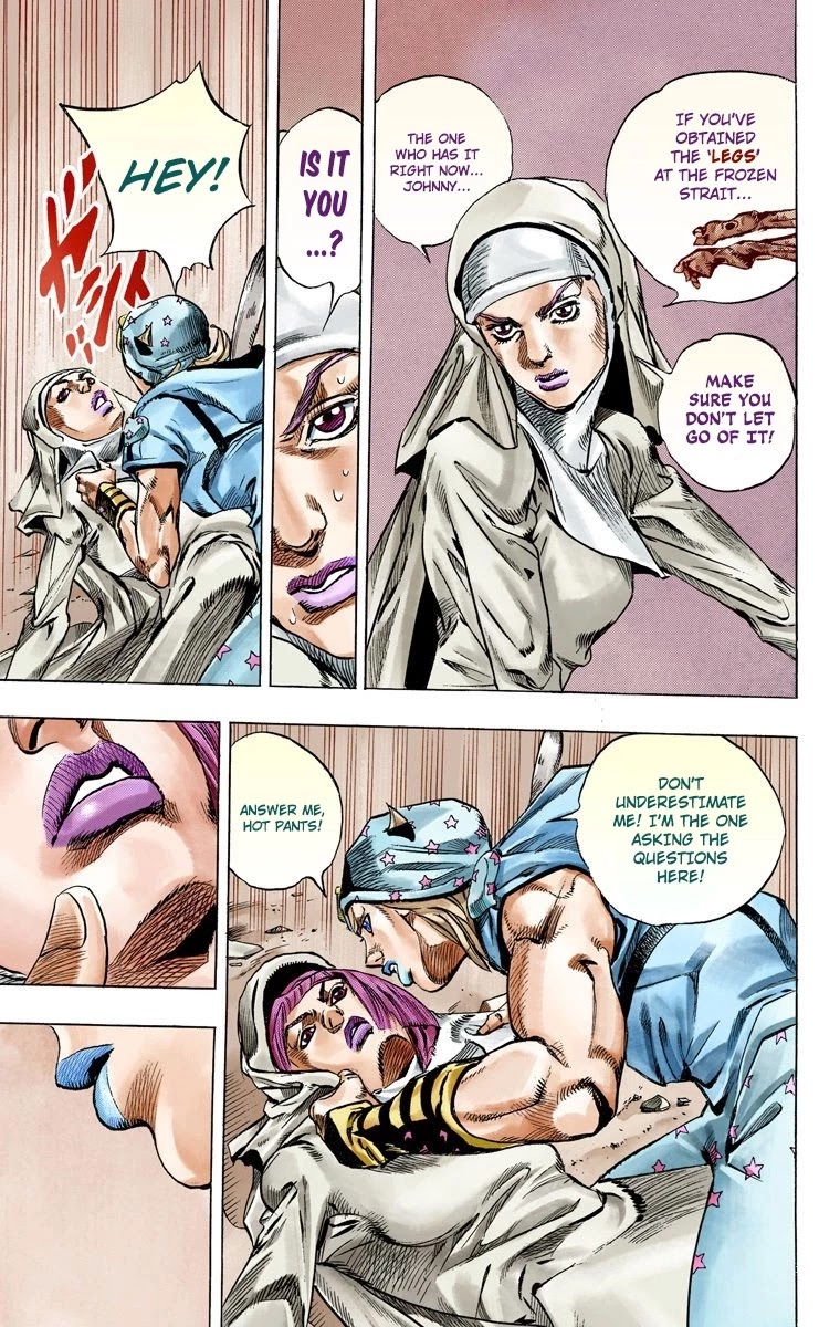 JoJo's Bizarre Adventure Part 7 - Steel Ball Run (Official Colored) Chapter 56 page 22 - Chapter 56: Civil War Part 1