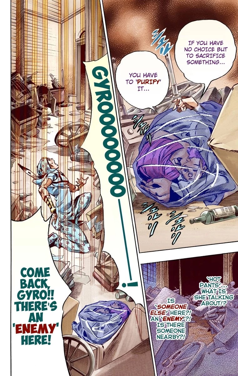 JoJo's Bizarre Adventure Part 7 - Steel Ball Run (Official Colored) Chapter 56 page 28 - Chapter 56: Civil War Part 1