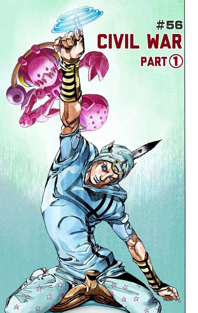 JoJo's Bizarre Adventure Part 7 - Steel Ball Run (Official Colored) Chapter 56 page 3 - Chapter 56: Civil War Part 1