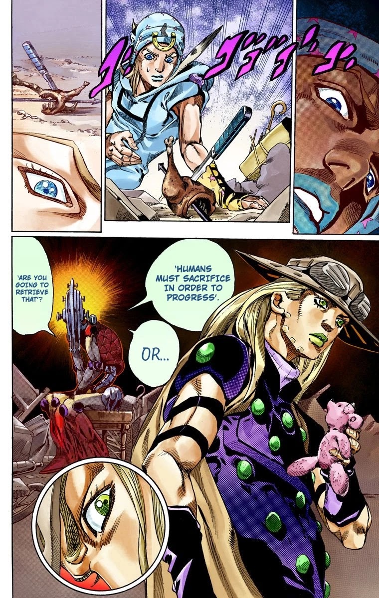 JoJo's Bizarre Adventure Part 7 - Steel Ball Run (Official Colored) Chapter 56 page 30 - Chapter 56: Civil War Part 1