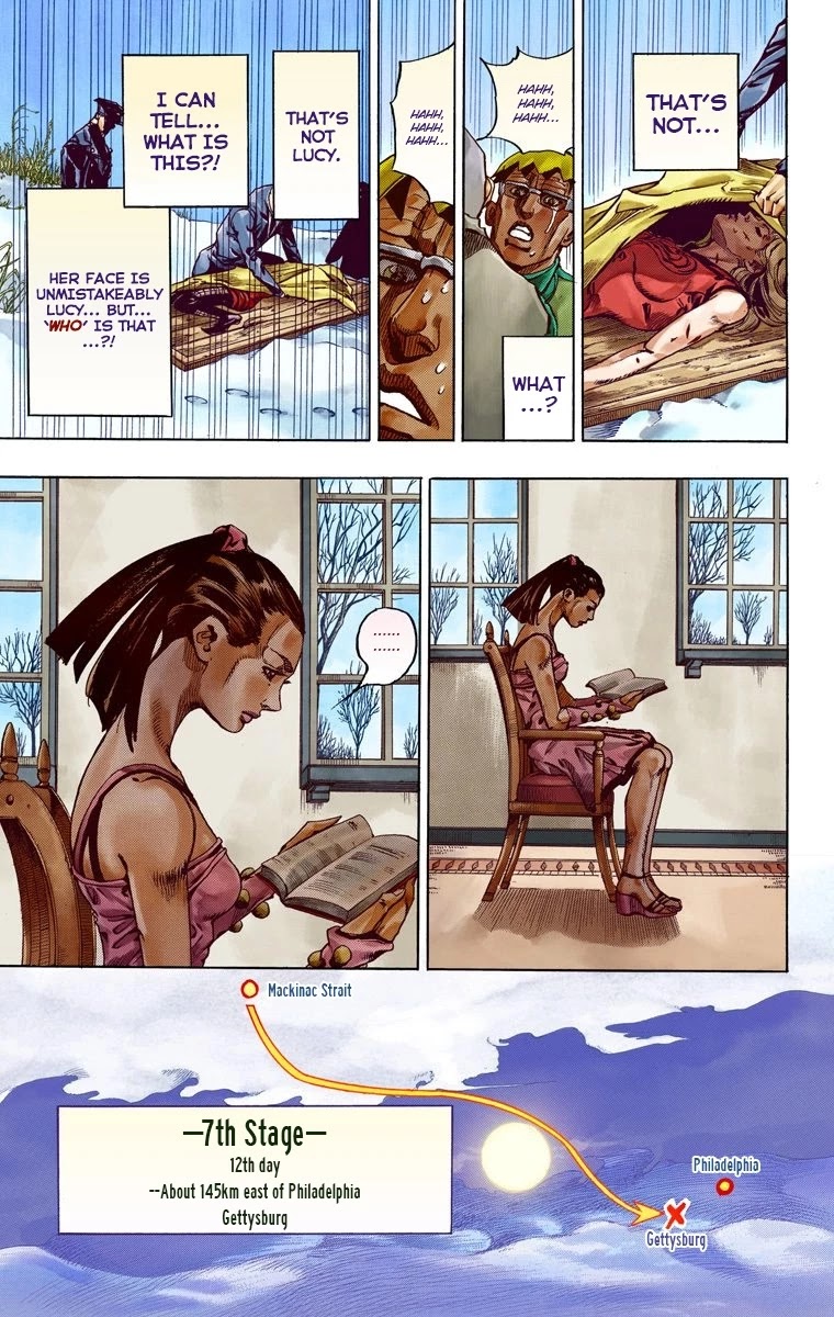 JoJo's Bizarre Adventure Part 7 - Steel Ball Run (Official Colored) Chapter 56 page 7 - Chapter 56: Civil War Part 1
