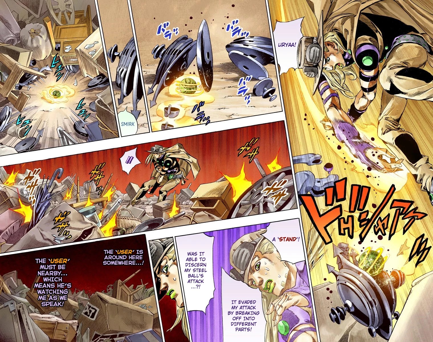 JoJo's Bizarre Adventure Part 7 - Steel Ball Run (Official Colored) Chapter 57 page 11 - Chapter 57: Civil War Part 2