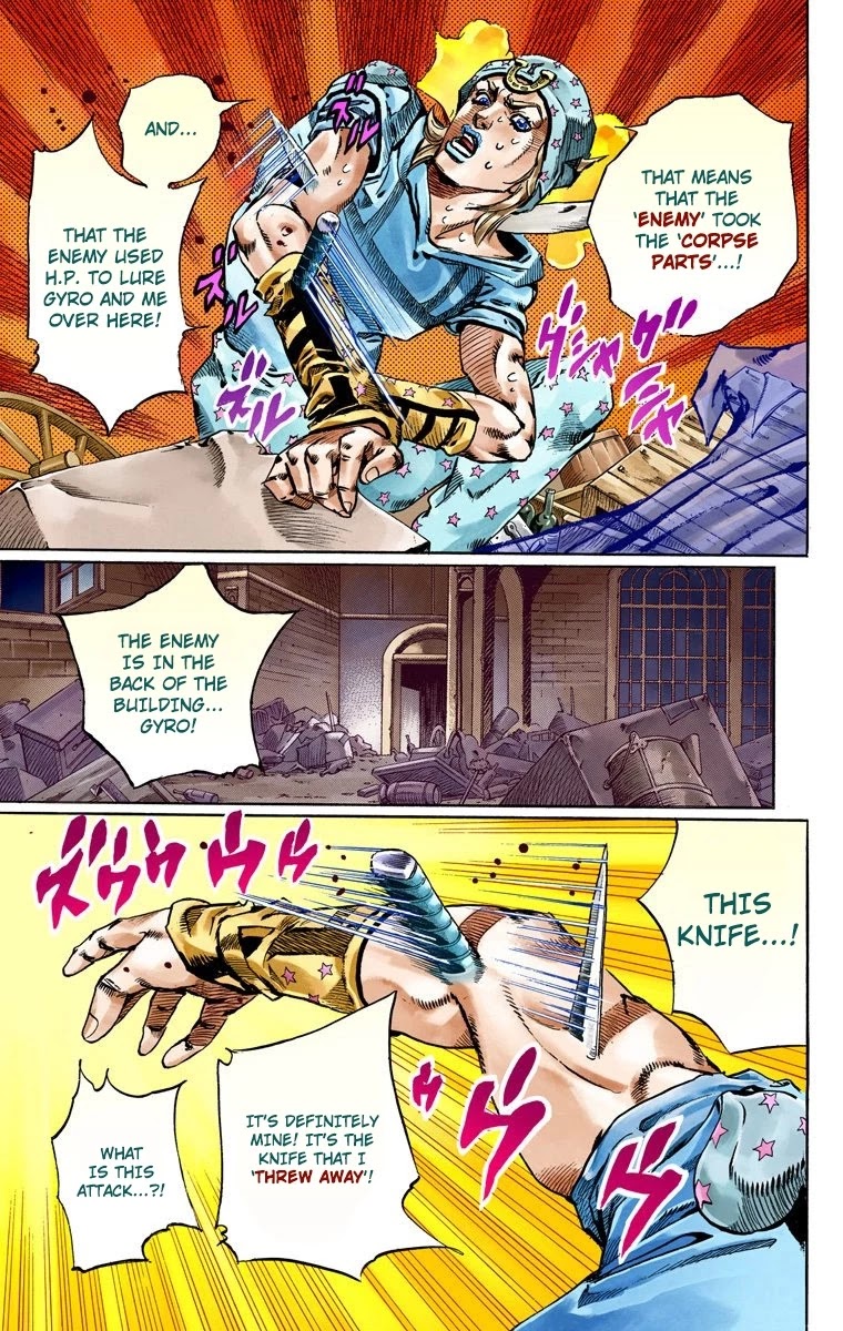 JoJo's Bizarre Adventure Part 7 - Steel Ball Run (Official Colored) Chapter 57 page 22 - Chapter 57: Civil War Part 2