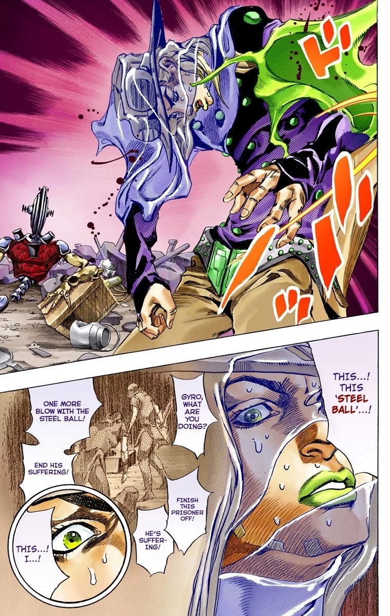 JoJo's Bizarre Adventure Part 7 - Steel Ball Run (Official Colored) Chapter 57 page 33 - Chapter 57: Civil War Part 2