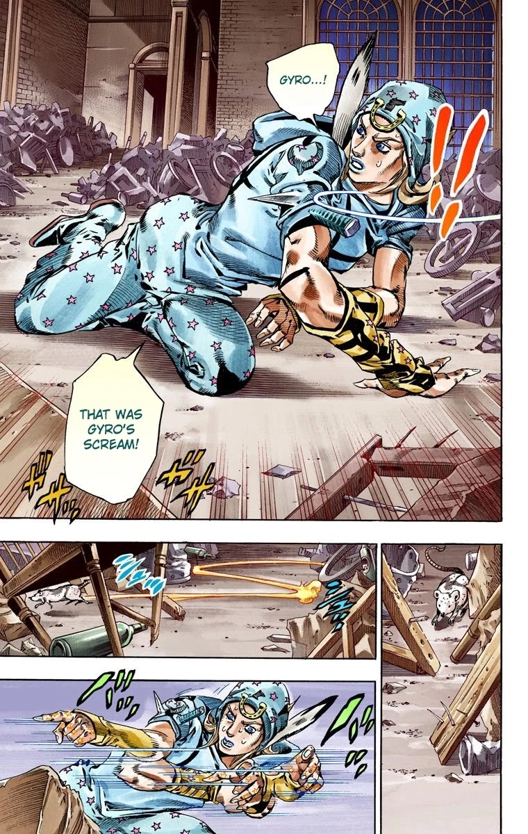 JoJo's Bizarre Adventure Part 7 - Steel Ball Run (Official Colored) Chapter 57 page 35 - Chapter 57: Civil War Part 2