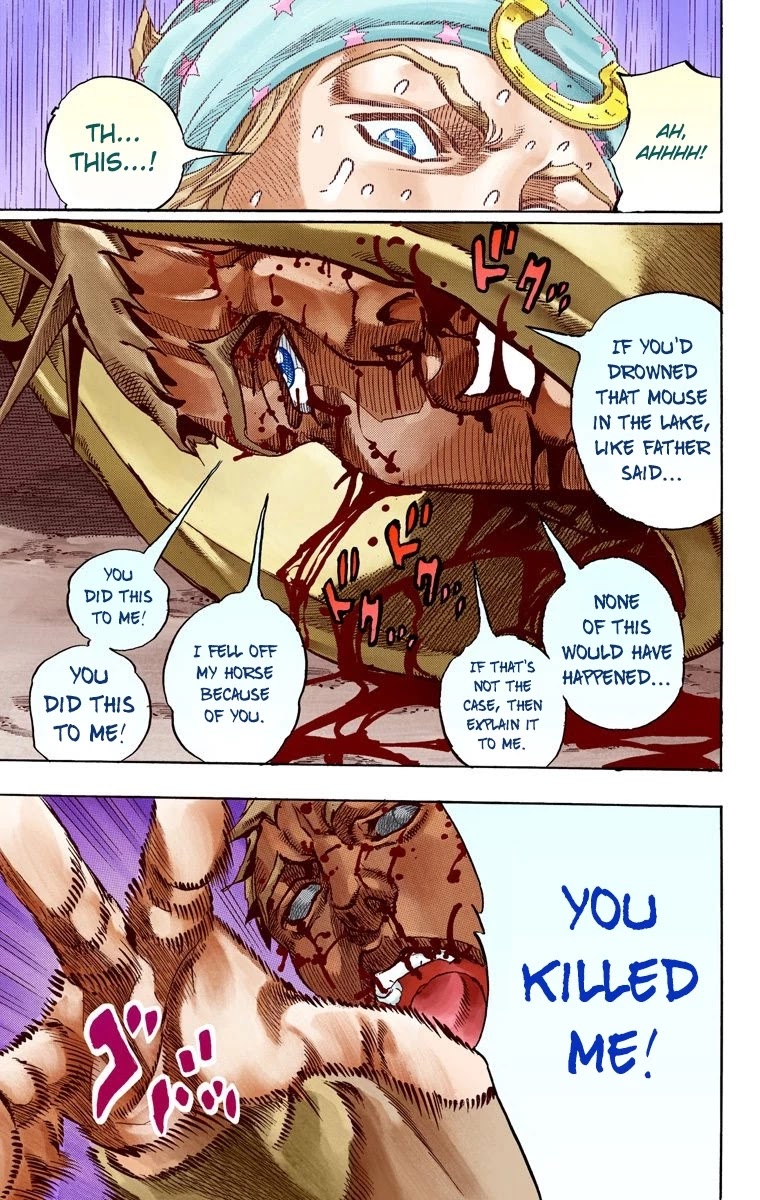 JoJo's Bizarre Adventure Part 7 - Steel Ball Run (Official Colored) Chapter 57 page 40 - Chapter 57: Civil War Part 2