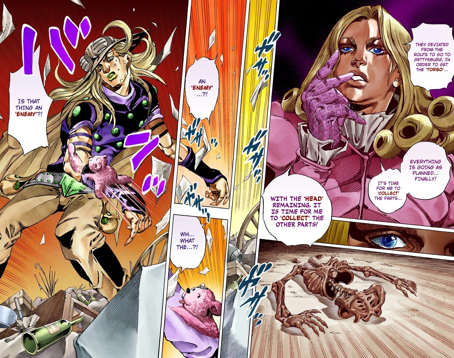 JoJo's Bizarre Adventure Part 7 - Steel Ball Run (Official Colored) Chapter 57 page 7 - Chapter 57: Civil War Part 2