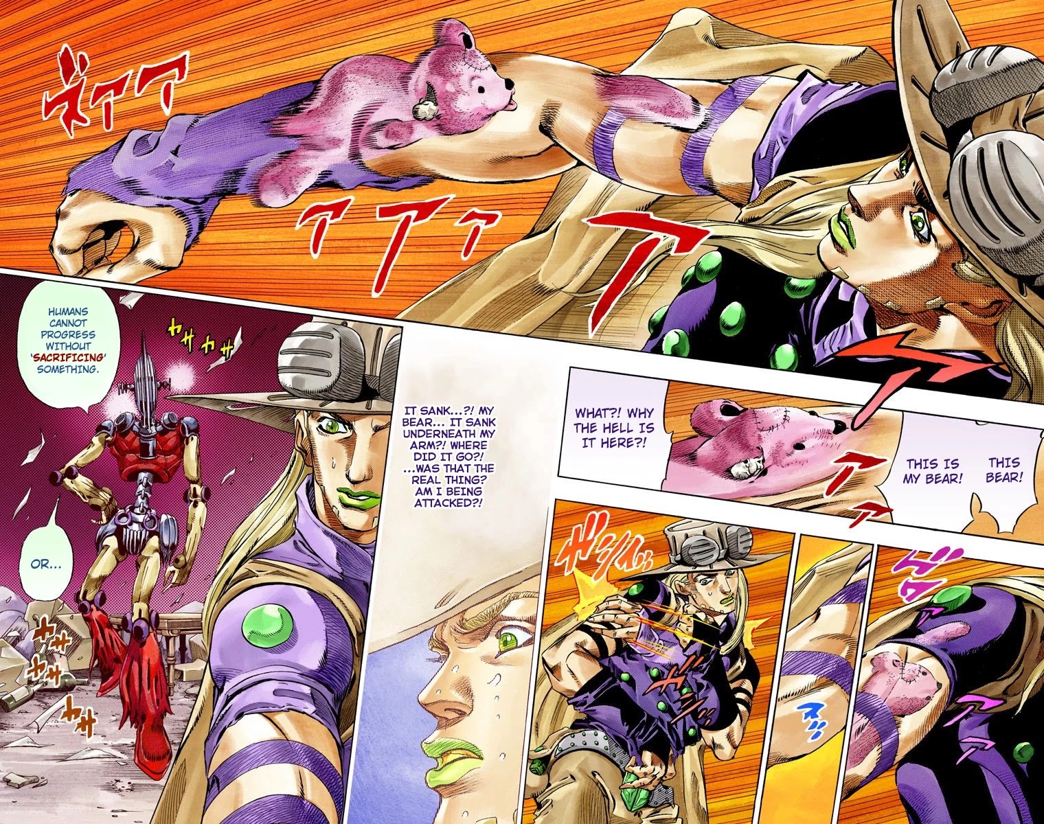 JoJo's Bizarre Adventure Part 7 - Steel Ball Run (Official Colored) Chapter 57 page 8 - Chapter 57: Civil War Part 2
