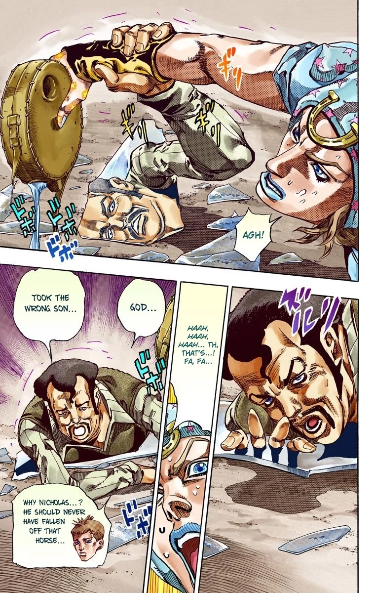 JoJo's Bizarre Adventure Part 7 - Steel Ball Run (Official Colored) Chapter 58 page 20 - Chapter 58: Civil War Part 3