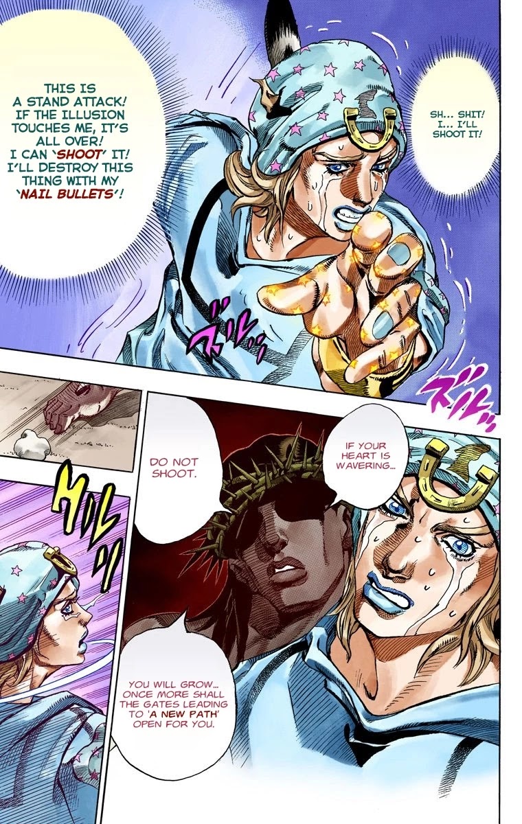 JoJo's Bizarre Adventure Part 7 - Steel Ball Run (Official Colored) Chapter 58 page 22 - Chapter 58: Civil War Part 3