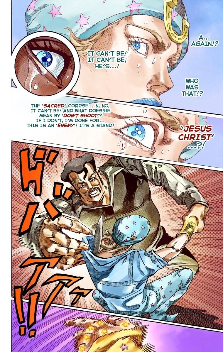 JoJo's Bizarre Adventure Part 7 - Steel Ball Run (Official Colored) Chapter 58 page 23 - Chapter 58: Civil War Part 3