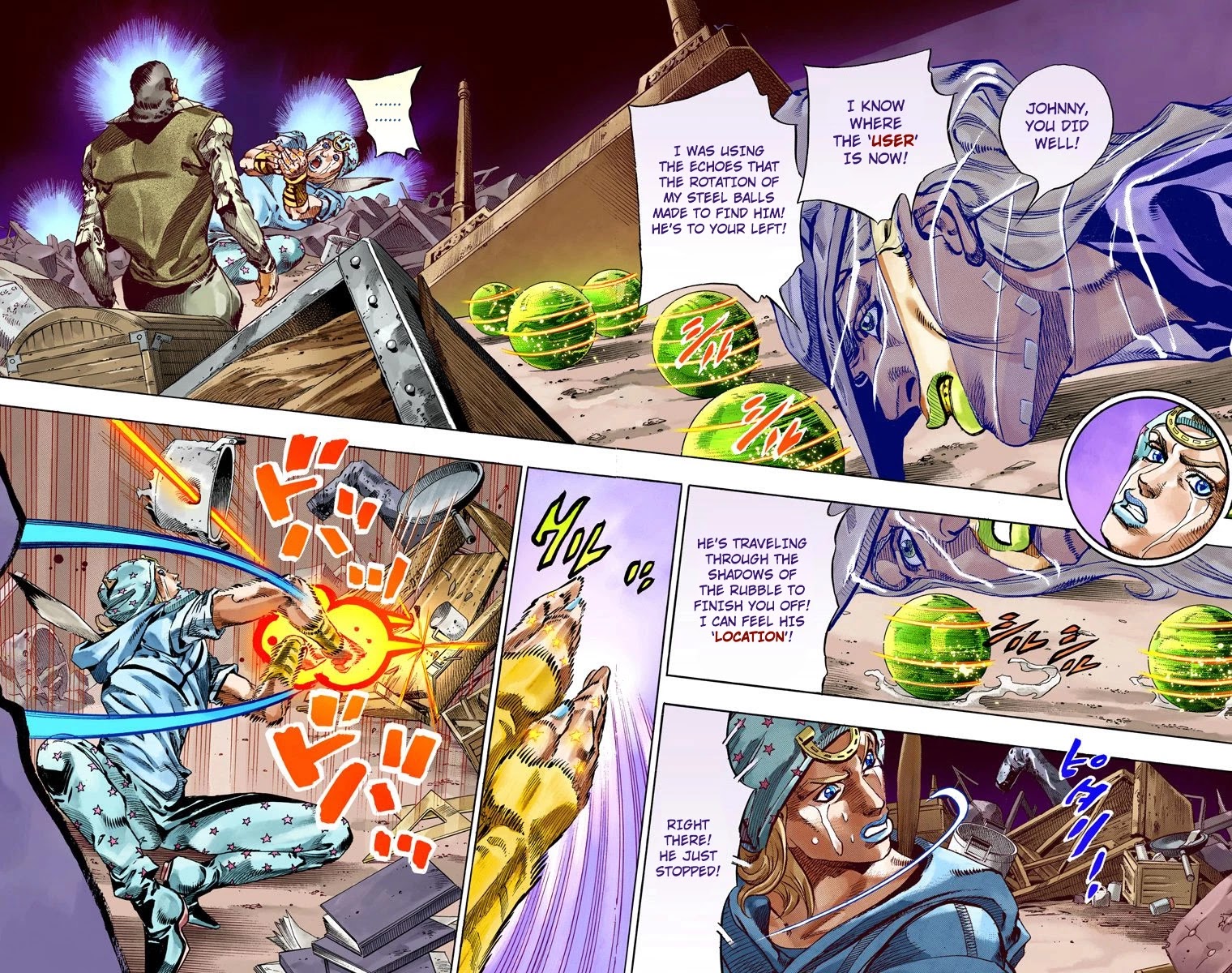 JoJo's Bizarre Adventure Part 7 - Steel Ball Run (Official Colored) Chapter 58 page 27 - Chapter 58: Civil War Part 3