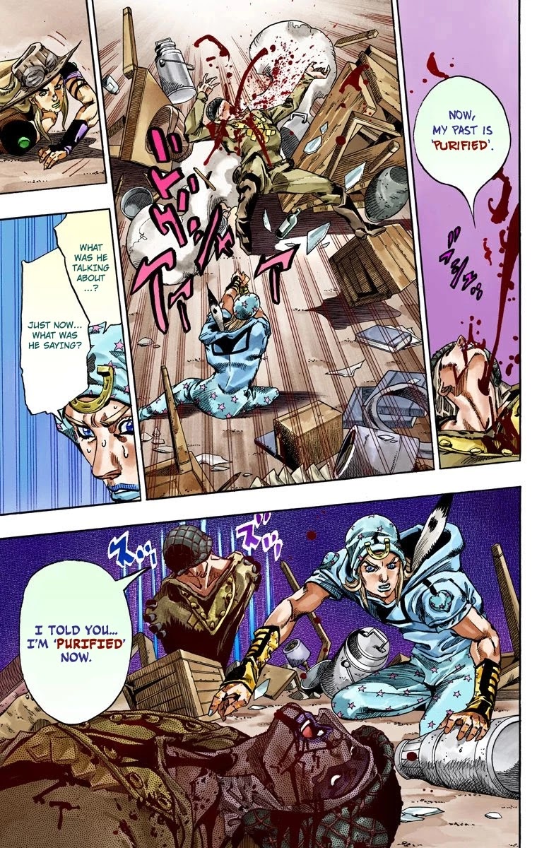 JoJo's Bizarre Adventure Part 7 - Steel Ball Run (Official Colored) Chapter 58 page 32 - Chapter 58: Civil War Part 3