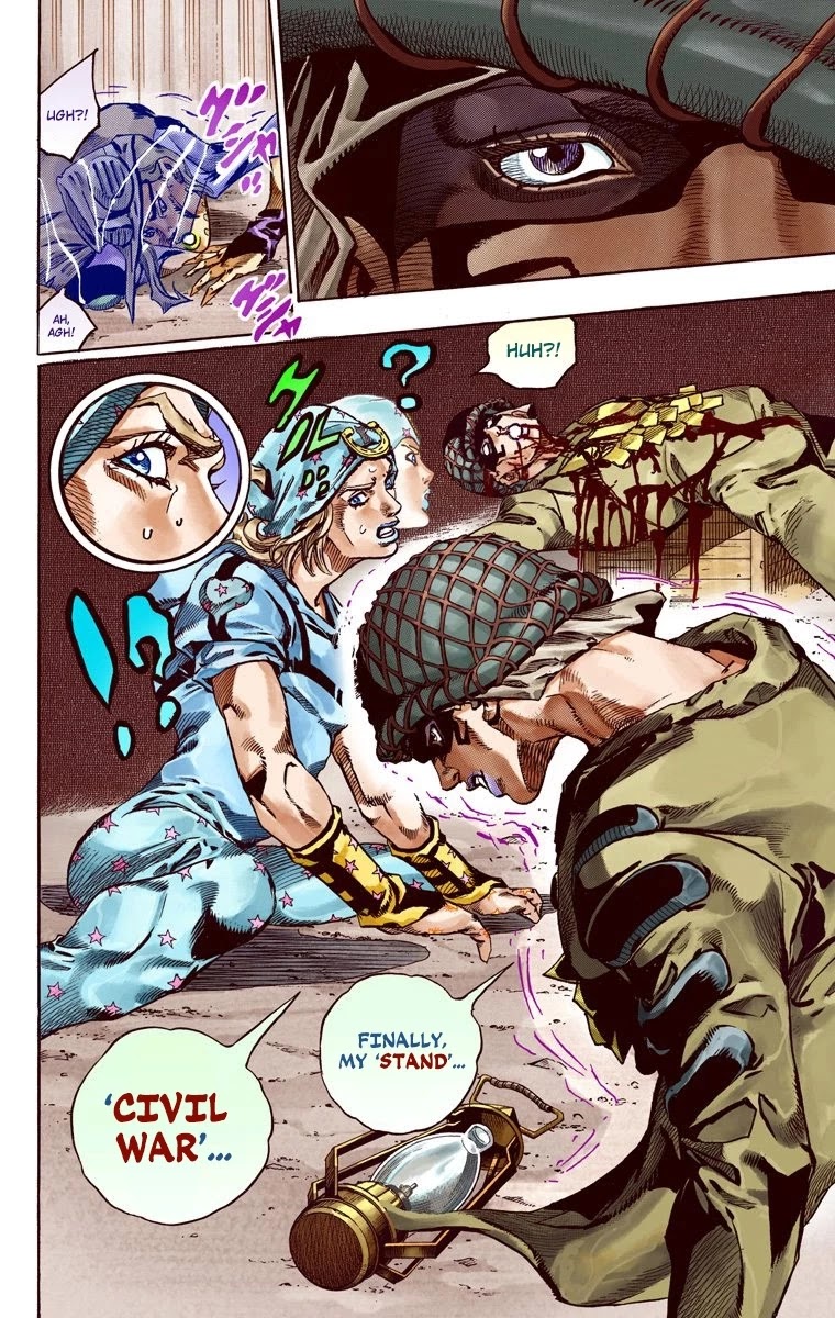 JoJo's Bizarre Adventure Part 7 - Steel Ball Run (Official Colored) Chapter 58 page 33 - Chapter 58: Civil War Part 3
