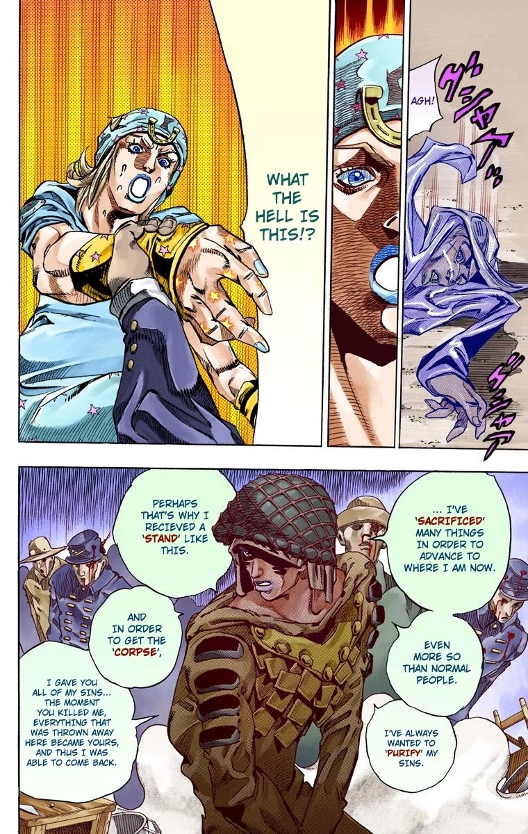 JoJo's Bizarre Adventure Part 7 - Steel Ball Run (Official Colored) Chapter 58 page 36 - Chapter 58: Civil War Part 3