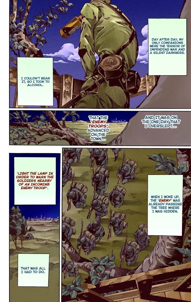 JoJo's Bizarre Adventure Part 7 - Steel Ball Run (Official Colored) Chapter 58 page 38 - Chapter 58: Civil War Part 3
