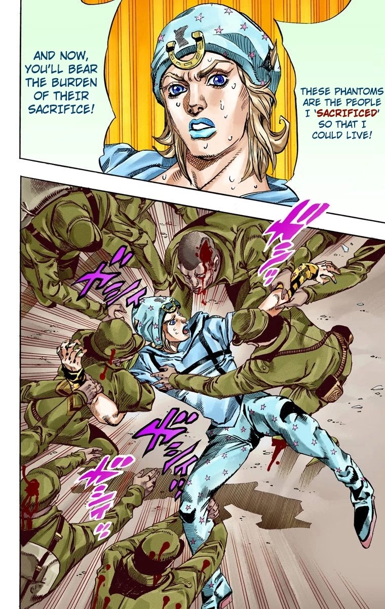 JoJo's Bizarre Adventure Part 7 - Steel Ball Run (Official Colored) Chapter 58 page 40 - Chapter 58: Civil War Part 3