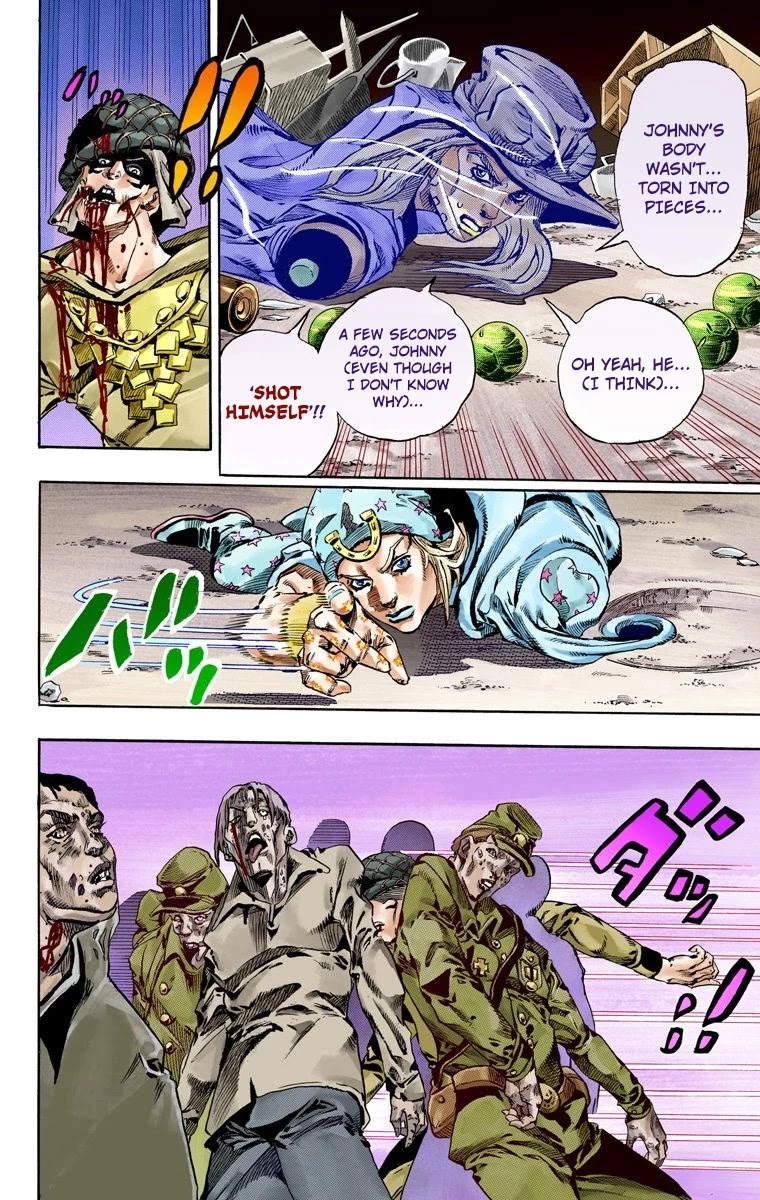 JoJo's Bizarre Adventure Part 7 - Steel Ball Run (Official Colored) Chapter 59 page 12 - Chapter 59: Gettysburg Dream