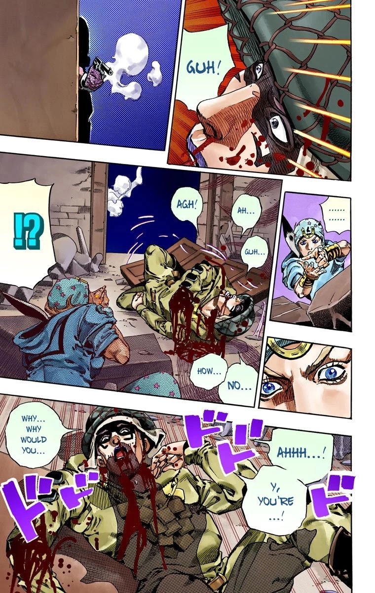 JoJo's Bizarre Adventure Part 7 - Steel Ball Run (Official Colored) Chapter 59 page 47 - Chapter 59: Gettysburg Dream